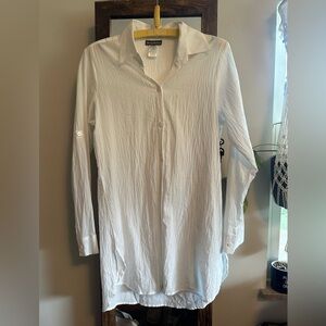 Tommy Bahama cover up lightweight button up